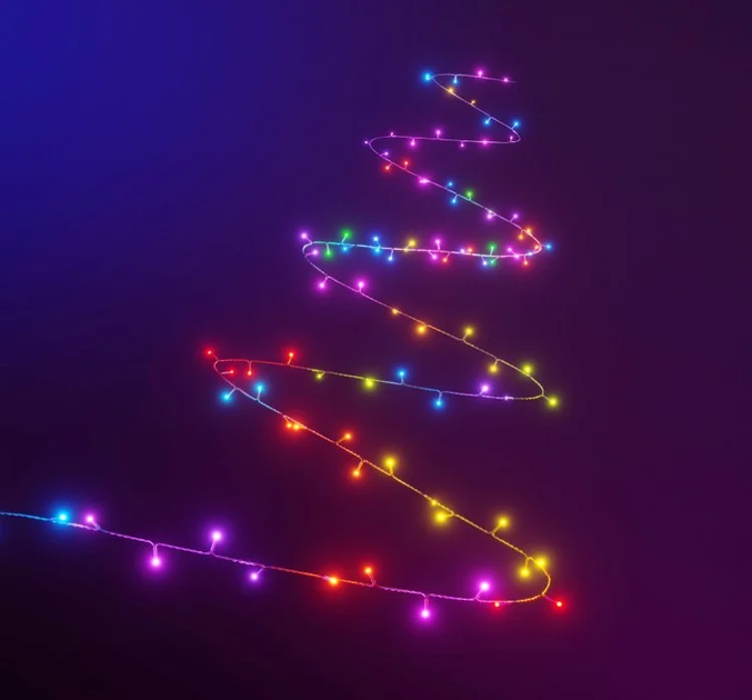LED стрічка Nanoleaf Holiday String Lights 20M 250 LED (NF084K02-20XLS) - зображення 9