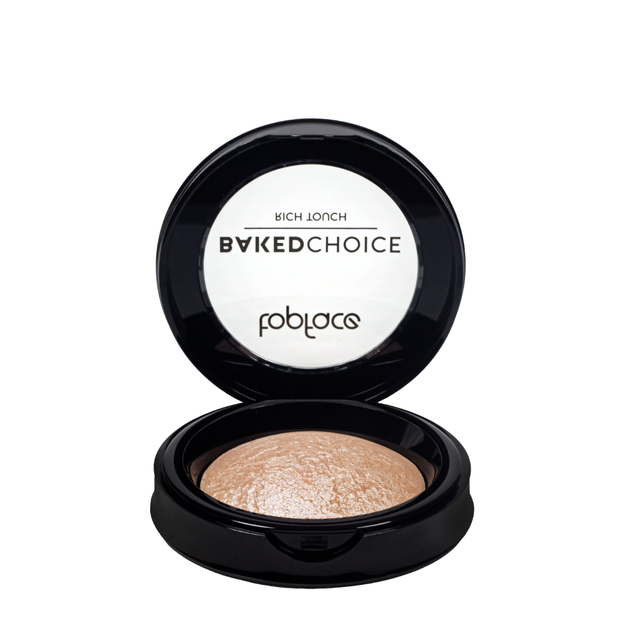Хайлайтер для обличчя запечений TopFace Baked Choice Rich Touch Highlighter № 104 Бежевий - изображение 2