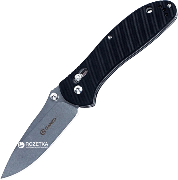 Туристический нож Ganzo G7392 Black (G7392-BK) - изображение 1