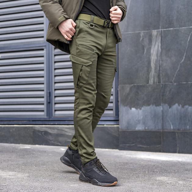 Штани-карго Pobedov trousers Tactical ЗИМА Хакі S PNcr1 424Skh - зображення 2