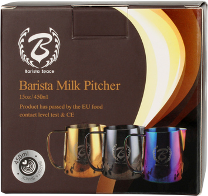Глечик для молока Barista Space 2.0 Star Night 450 мл (9331543731481) - зображення 5