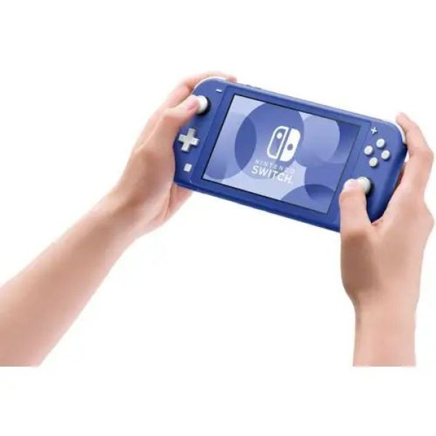 Nintendo Switch Lite ブルー + Super Mario Nintendo Switch Lite Blue - Handheld Gaming Console with New