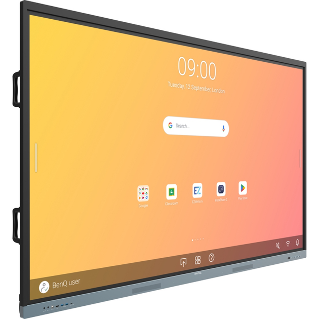 Сенсорна інтерактивна панель BenQ RE8604 86'' IPS UHD з колонками Black (9H.F9GTK.DE4) - зображення 2