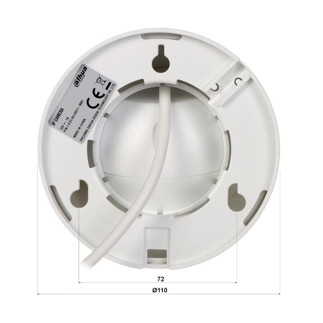 IP-відеокамера 4 Mп Dahua DH-IPC-HDW1430DT-SAW з Wi-Fi і вбудованим мікрофоном для системи відеоспостереження (301186) - изображение 6