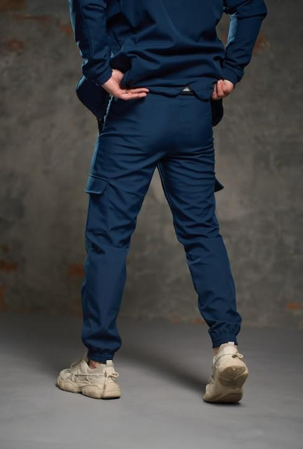 Мужской костюм Softshell утепленный куртка и штаны на флисе Intruder 0190 4XL Синий ( IN - 0190/04 N ) - изображение 14