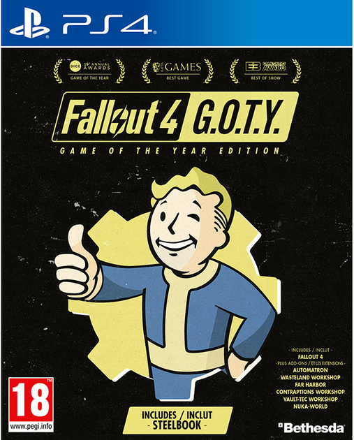 Gra PS4 Fallout 4: Steelbook Edition (Blu-ray płyta) (5055856430605) - obraz 1