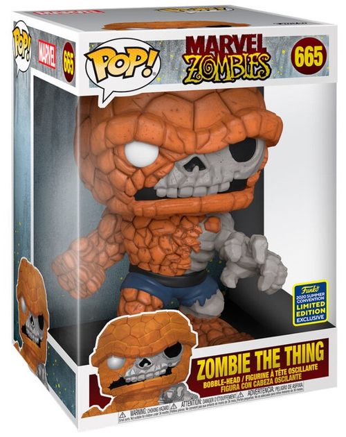 Figurka Funko POP! Marvel Zombies Zombie The Thing Limited Edition 665 (0889698489010) - obraz 1