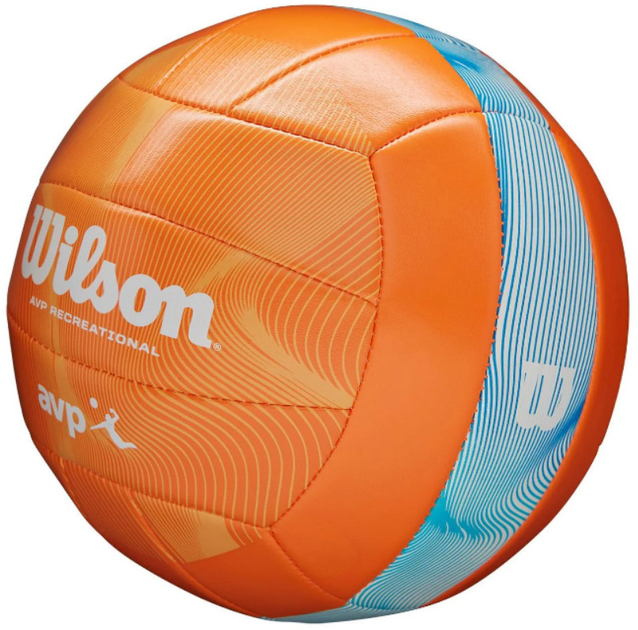 М'яч волейбольний Wilson AVP Movement VB Orange/Blue OF - изображение 3