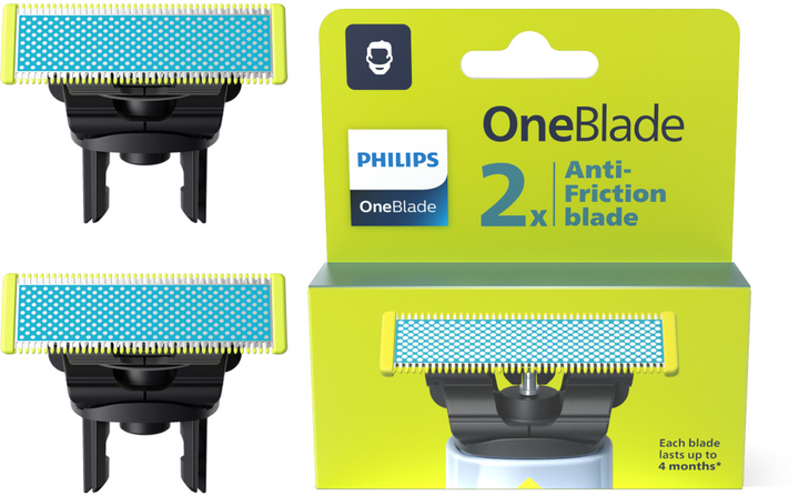 Набір Philips OneBlade Електростанок QP1324/20 для надчутливої шкіри + Змінні леза для надчутливої шкіри QP225/50 2 шт (8720689021180/8720689003087) - зображення 3