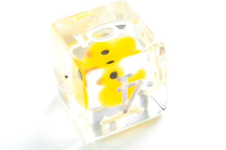 Набір кісток Gamegenic Embraced Series RPG Dice Kit Rubber Duck 7 деталей (4251715404812) - зображення 6