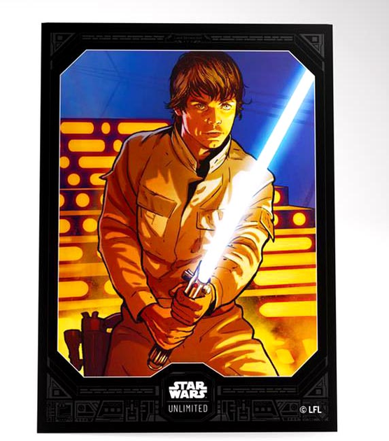 Набір кишень для карт Gamegenic Star Wars Unlimited Art Sleeves Luke Skywalke (4251715413999) - зображення 4