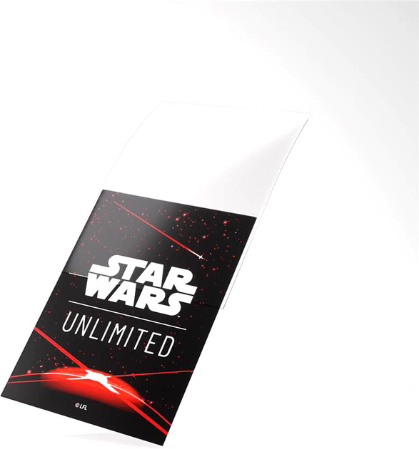 Набір кишень для карт Gamegenic Star Wars Unlimited Double Sleeving Pack Space Червоні (4251715414057) - зображення 4