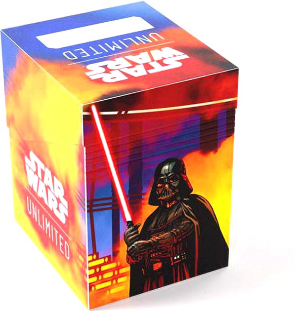 Pudełko na karty Gamegenic Star Wars Unlimited Soft Crate Luke Vader (4251715413906) - obraz 1