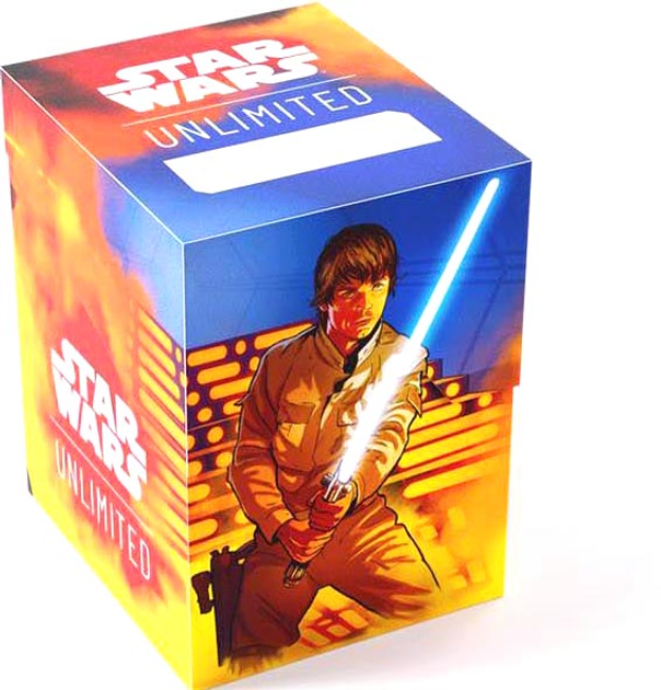 Pudełko na karty Gamegenic Star Wars Unlimited Soft Crate Luke Vader (4251715413906) - obraz 2