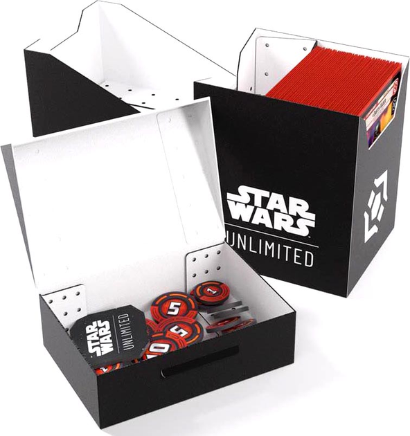 Коробка для карток Gamegenic Star Wars Unlimited Soft Crate Чорна (4251715413920) - зображення 4