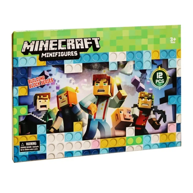 Minecraft & ファイナルファンタジーXII セット Набор фигурок Minecraft Майнкрафт, 12 шт. 22619 – игрушки с