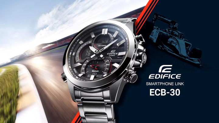 Мужские часы Casio EDIFICE Bluetooth ECB-30DB-1AEF - Фото 2 Мужские часы Casio EDIFICE Bluetooth ECB-30DB-1AEF - изображение 2