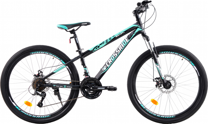 Велосипед Crossride "Bullet 2.0" MTB 26" 13" 2024 Синій (02911-130-4) від Rozetka на платформі USKIDKA Акція на Велосипед Crossride "Bullet 2.0" MTB 26" 13" 2024 Синій (02911-130-4) від Rozetka