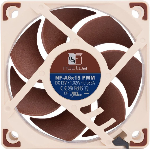 Wentylator PWM Noctua NF-A6x15 - obraz 2