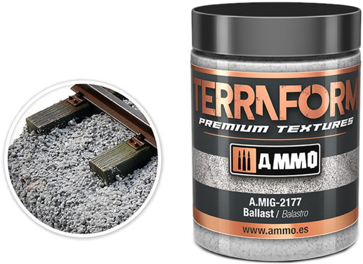 Акрилова паста Ammo Terraform Premium Ballast 100 мл (8432074021773) - зображення 1