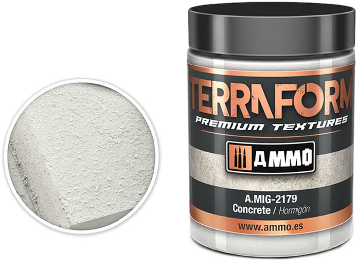 Акрилова паста Ammo Terraform Premium Concrete 100 мл (8432074021797) - зображення 1