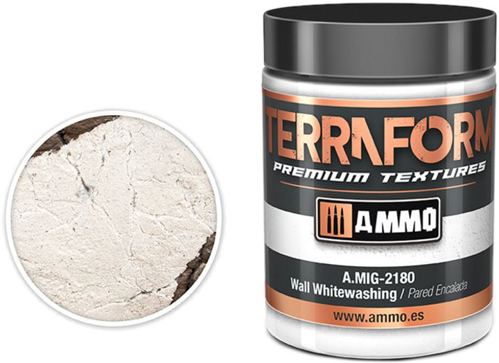 Pasta akrylowa Ammo Terraform Premium Wall Whitewashing 100 ml (8432074021803) - obraz 1