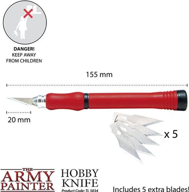 Ніж The Army Painter Hobby Knife (5713799503403) - зображення 3