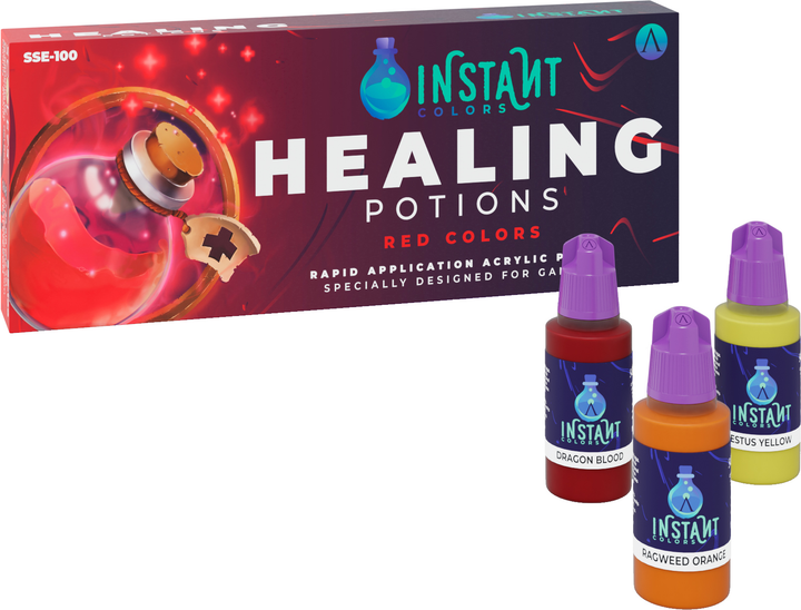 Zestaw farb Scale 75 Instant Healing Potions 8 szt x 17 ml (7427129409836) - obraz 1