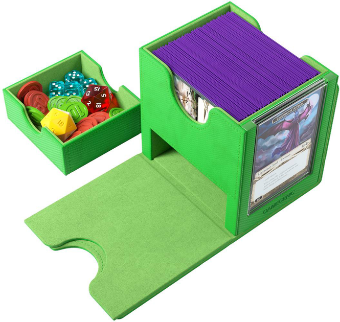 Pudełko na karty Gamegenic Premium Box Sidekick PRO XL na 100+ przedmiotów Zielone (4251715415894) - obraz 17