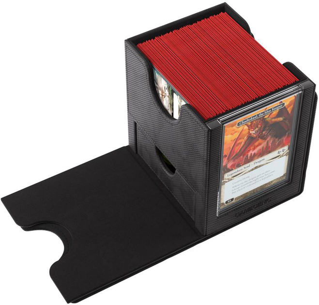 Коробка для карток Gamegenic Premium Box Sidekick PRO XL на 100+ предметів Чорна (4251715415863) - зображення 17