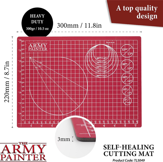 Килимок для моделювання The Army Painter Self-healing Cutting Mat A4 (5713799504905) - зображення 2