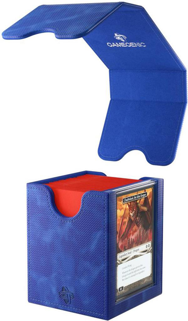 Pudełko na karty Gamegenic TCG Deck Box Squire Plus XL na 100+ przedmiotów Niebieskie (4251715416563) - obraz 4