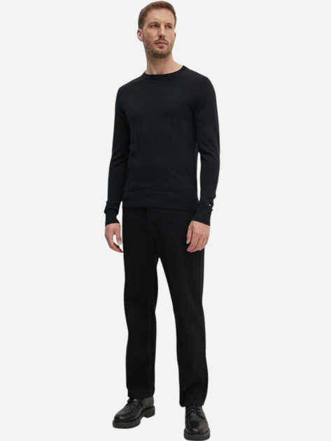 Джемпер чоловічий Tommy Hilfiger MW0MW33128 2XL Чорний (8720645065975) - зображення 3