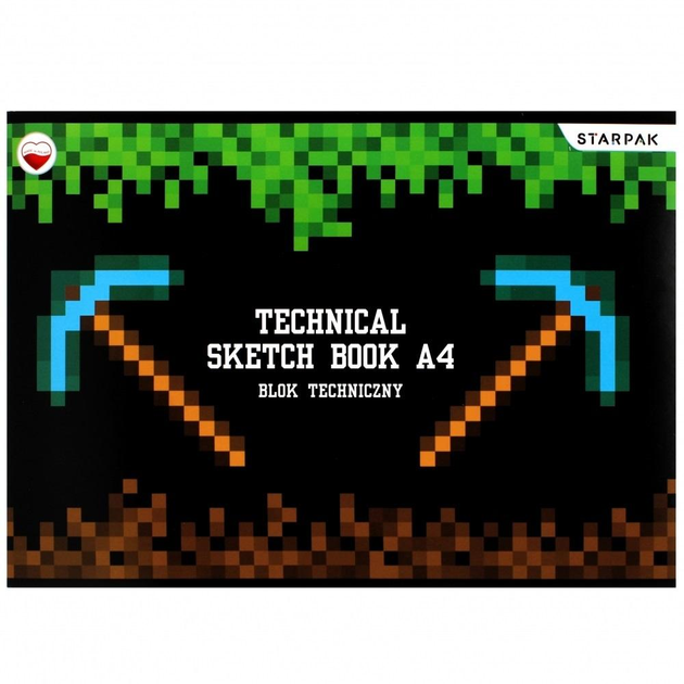 Zestaw bloków technicznych Starpak Pixel Game 2 A4 10 arkuszy 20 szt (5904335840483) - obraz 1