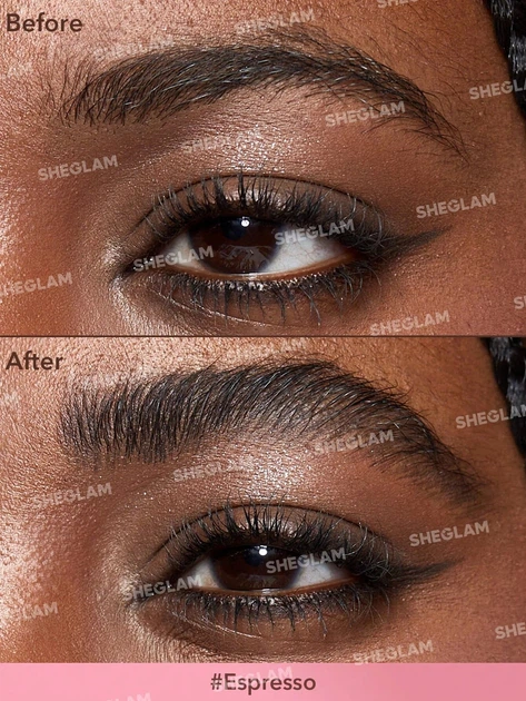 Маркер-помадка для бровей SHEGLAM Brow-Fection Angled Brush & Dip Espresso 1.2 мл (6977208190229) - Фото 2 Маркер-помадка для бровей SHEGLAM Brow-Fection Angled Brush & Dip Espresso 1.2 мл (6977208190229) - изображение 2