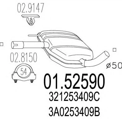 Резонатор MTS (0152590) - Фото 1 Резонатор MTS (0152590) - изображение 1