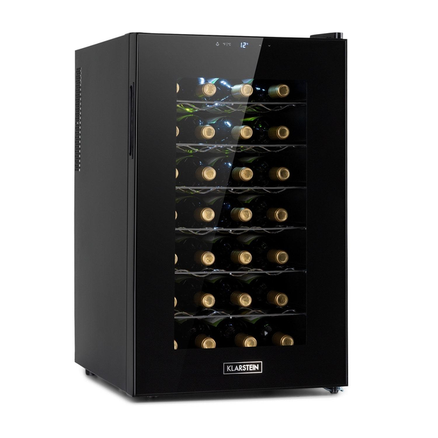 Винный шкаф KLARSTEIN Barolo 28 Uno 28 л Черный 11-18°C SingleZone холодильник для вина - изображение 1