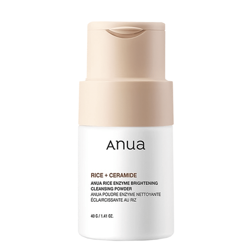 Ензимна пудра Anua Rice Enzyme Brightening Cleansing Powder з екстрактом рису, 40 г - Фото 1 Ензимна пудра Anua Rice Enzyme Brightening Cleansing Powder з екстрактом рису, 40 г - изображение 1
