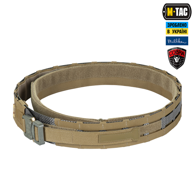 Ремінь M-Tac Tiger Belt Cobra Buckle Coyote 3XL 10258005-3XL - зображення 2