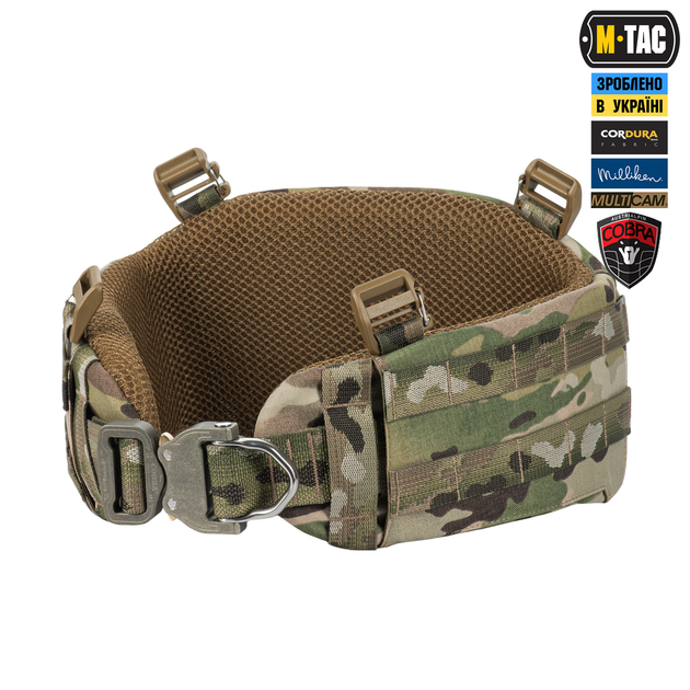 Пояс тактичний M-Tac War Belt Tegris D-Ring Cobra Multicam (M/L) ARMOR 10343008-M/L - зображення 1