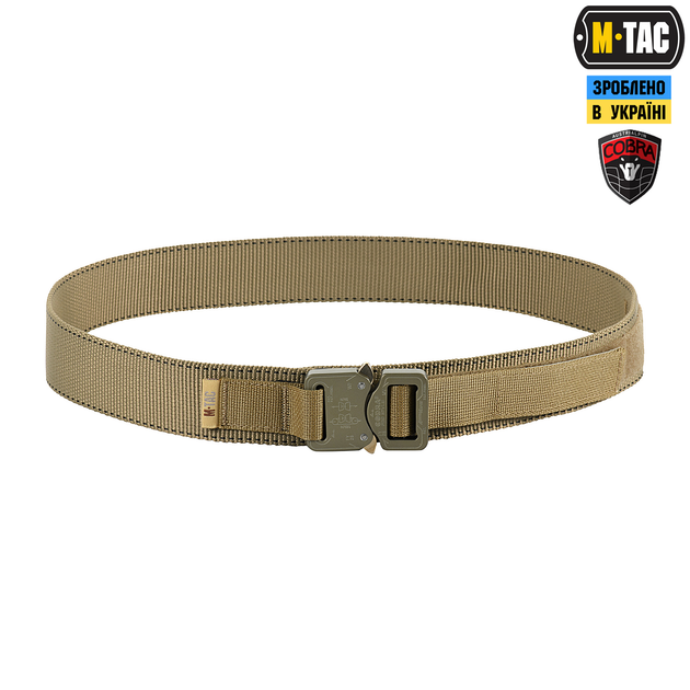 Ремінь M-Tac Cobra Buckle Belt Coyote XL/2XL 10194005-XL/2XL - зображення 1