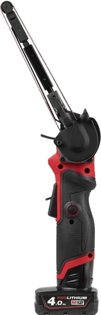 Ленточная шлифмашина Milwaukee M12 FBFL13-402В 13 мм (+ зарядное устройство, 2 аккумулятора, сумка для инструментов) (4933480961) - изображение 2