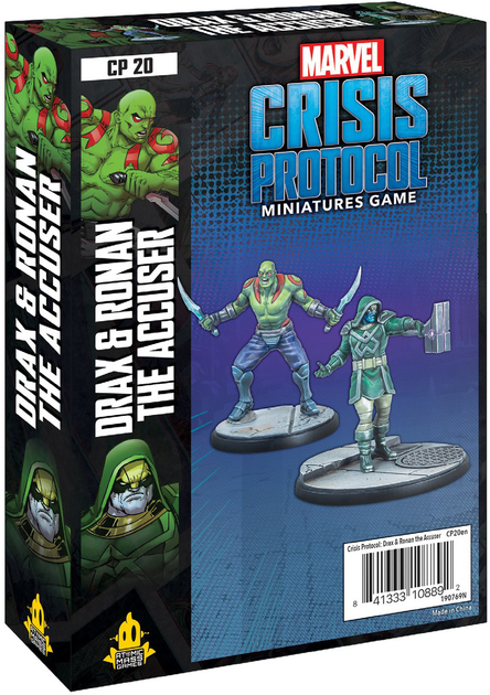 Zestaw akcesoriów Atomic Mass Games Marvel Crisis Protocol Drax & Ronan the Accuser (841333108748) - obraz 1