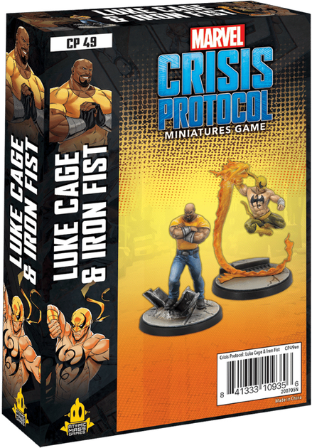 Zestaw akcesoriów Atomic Mass Games Marvel Crisis Protocol Luke Cage & Iron Fist (841333109356) - obraz 1