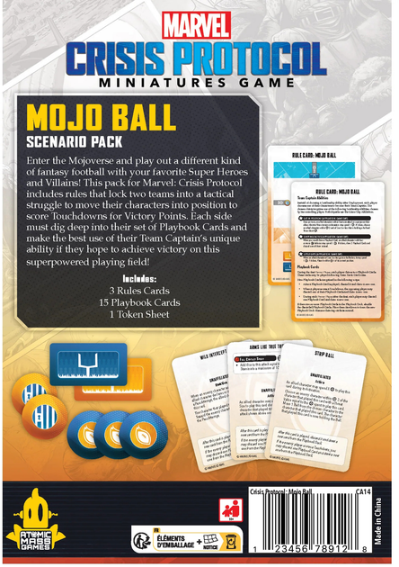 Набір аксесуарів Atomic Mass Games Marvel Crisis Protocol Mojo Ball Scenario Pack (841333122560) - зображення 3
