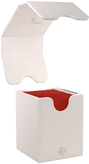 Коробка для карток Gamegenic TCG Deck Box Squire Plus XL на 100+ предметів Біла (4251715416594) - зображення 3