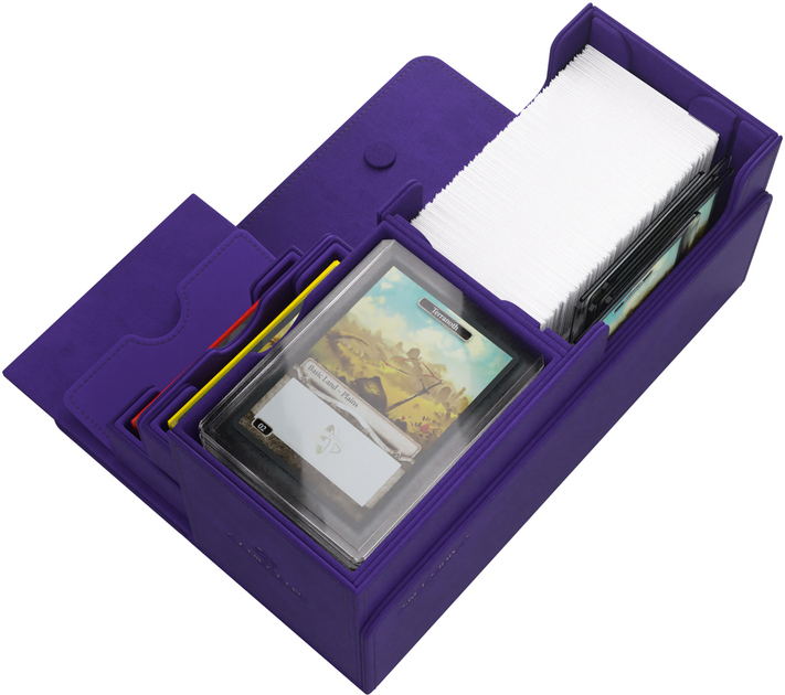 Pudełko na karty Gamegenic TCG Premium Deck Box The Academic XL na 133+ przedmioty Fioletowe (4251715415276) - obraz 3