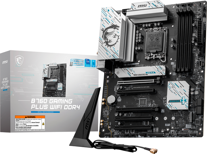 Материнская плата MSI B760 Gaming Plus Wi Fi DDR4 (s1700, Intel B760, PCI-Ex16) - изображение 6