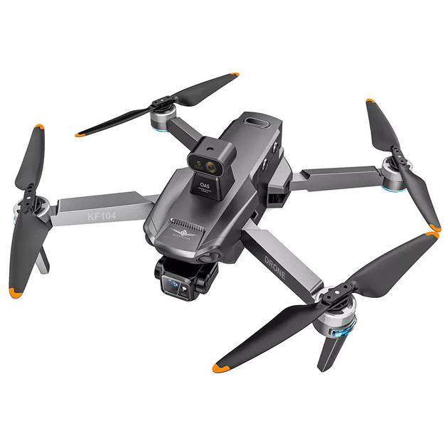 Квадрокоптер Kfplan KF104 Max - дрон с 4K и HD-камерами, ESC, 5G WI-FI, GPS, FPV, БК моторы, 6000м, до 30 мин. + SD карта - изображение 2