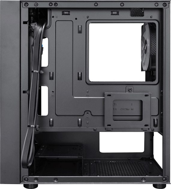 Корпус 1stPlayer B5-M-1F2(AP) Black без БП - зображення 6